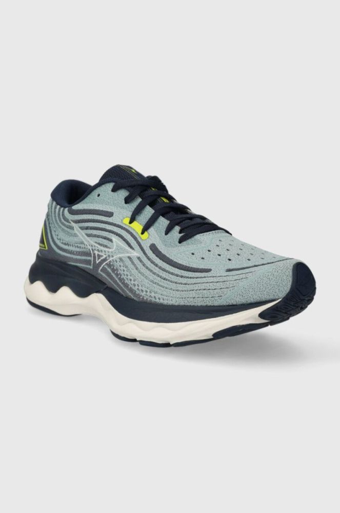 Бігові кросівки Mizuno Wave Skyrise 4 колір блакитний (3536163) фото 2