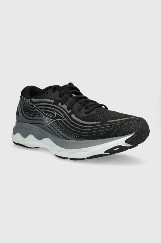 Бігові кросівки Mizuno Wave Skyrise 4 колір чорний фото 2