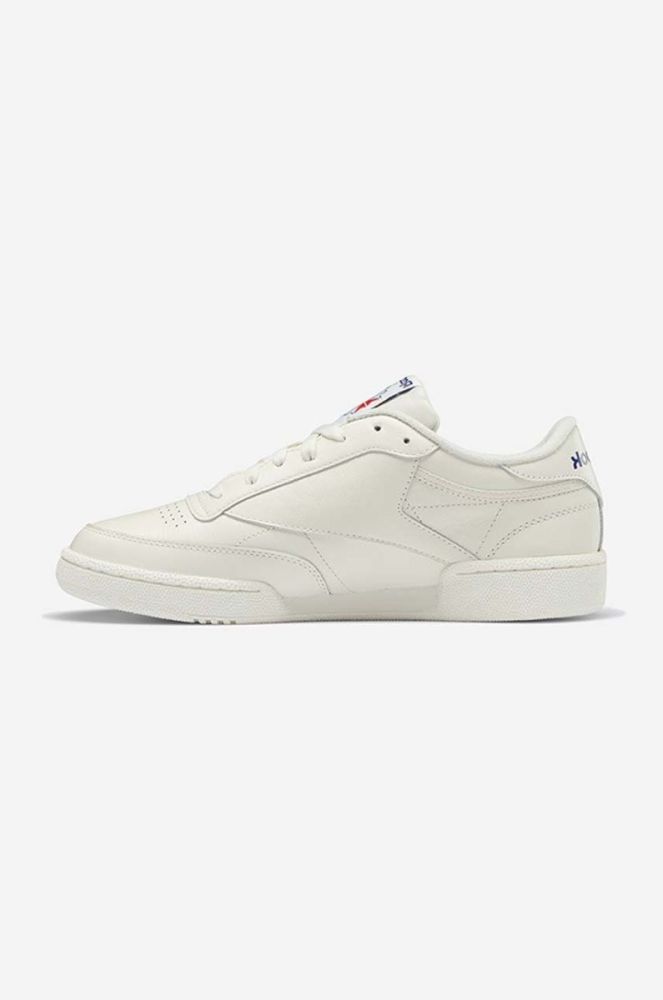 Шкіряні кросівки Reebok Classic Club C 85 колір білий HP4321-CK/CHK/COB фото 3