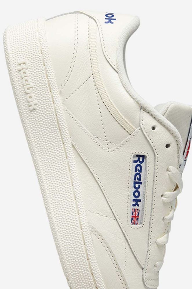 Шкіряні кросівки Reebok Classic Club C 85 колір білий HP4321-CK/CHK/COB фото 5