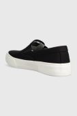 Кеди Tommy Jeans SLIP ON CANVAS COLOR чоловічі колір чорний EM0EM01156