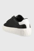Шкіряні кросівки Tommy Jeans LEATHER OUTSOLE колір чорний EM0EM01159
