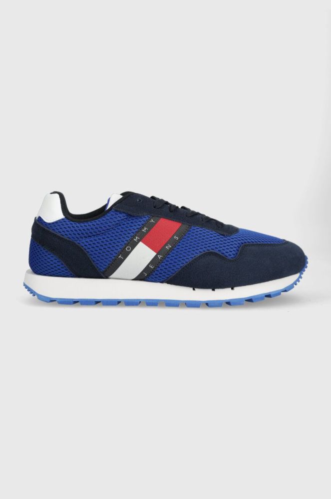 Кросівки Tommy Jeans RETRO RUNNER MESH EM0EM01172 колір блакитний