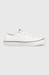 Кеди Tommy Jeans SKATE CANVAS ESS чоловічі колір білий EM0EM01175 Кеди Tommy Jeans SKATE CANVAS ESS чоловічі колір білий EM0EM01175