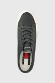 Кеди Tommy Jeans LACE UP CANVAS COLOR чоловічі колір сірий (3292643)