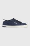 Кеди Pepe Jeans KENTON чоловічі колір синій PMS30910 Кеди Pepe Jeans KENTON чоловічі колір синій PMS30910