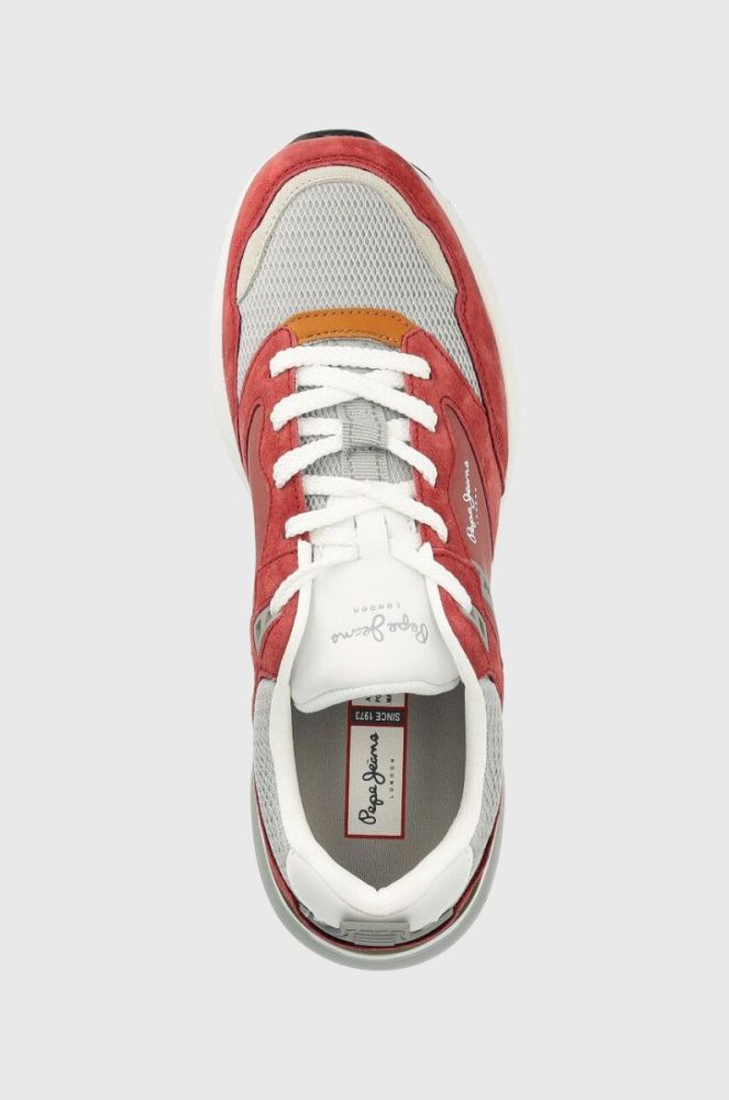 Кросівки Pepe Jeans DAVE колір червоний PMS30936 фото 4