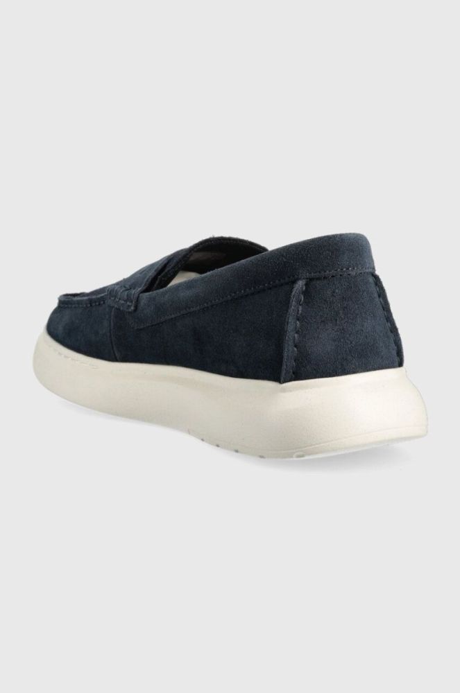 Замшеві мокасини Tommy Hilfiger TOMMY HILFIGER HYBRID LOAFER чоловічі колір синій FM0FM04440 фото 3
