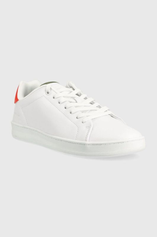 Шкіряні кросівки Tommy Hilfiger COURT SNEAKER LEATHER CUP колір білий фото 2