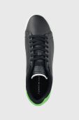 Шкіряні кросівки Tommy Hilfiger COURT SNEAKER LEATHER CUP колір синій (3101726)