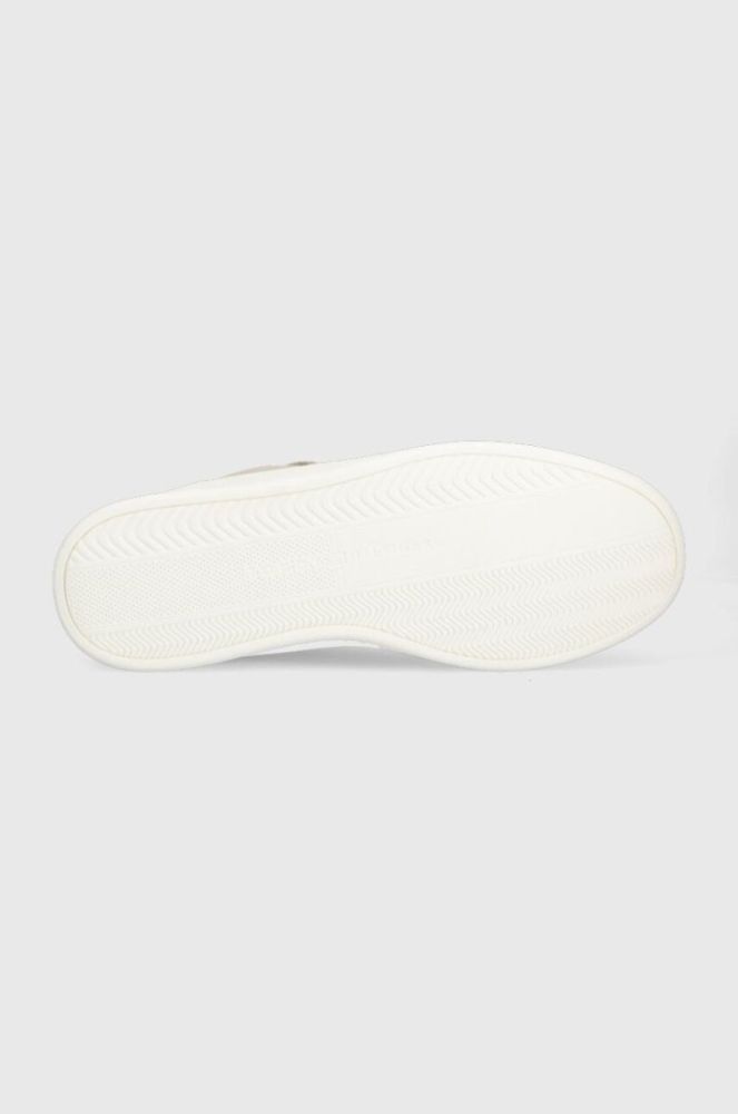 Шкіряні кросівки Tommy Hilfiger ELEVATED CUPSOLE LEATHER колір бежевий FM0FM04490 фото 5