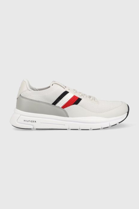 Кросівки Tommy Hilfiger PREMIUM LIGHTWEIGHT RUNNER KNIT колір сірий