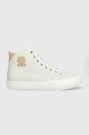 Шкіряні кеди Tommy Hilfiger TH HI VULC PREMIUM UNDYED чоловічі колір сірий
