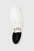 Кеди Tommy Hilfiger CORE CORPORATE VULC CANVAS чоловічі колір білий