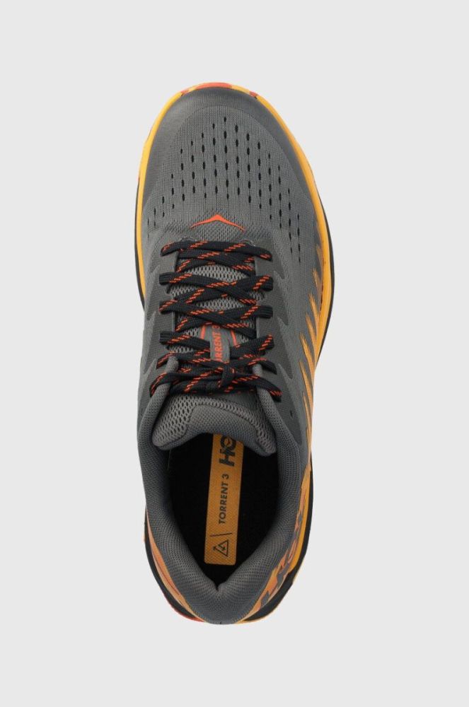 Бігові кросівки Hoka One One Torrent 3 колір сірий фото 4