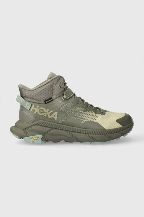 Черевики Hoka One One Trail Code GTX чоловічі колір зелений Черевики Hoka One One Trail Code GTX чоловічі колір зелений