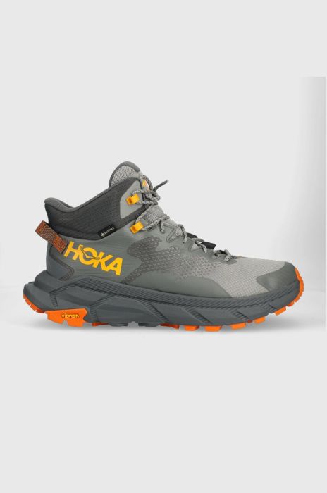 Черевики Hoka Trail Code GTX чоловічі колір сірий Черевики Hoka Trail Code GTX чоловічі колір сірий