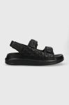 Шкіряні сандалі Karl Lagerfeld KAPRI MENS чоловічі колір чорний KL52503 Шкіряні сандалі Karl Lagerfeld KAPRI MENS чоловічі колір чорний KL52503