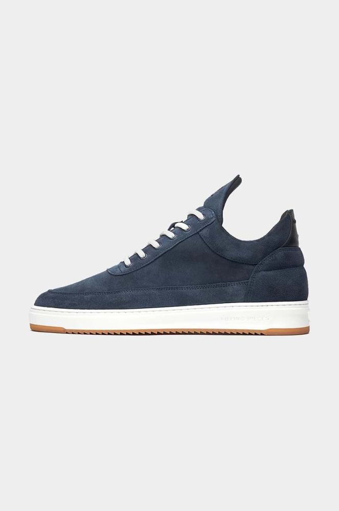 Замшеві кросівки Filling Pieces Low Top Suede колір синій 10122791916 10122791916-Dark.Blue