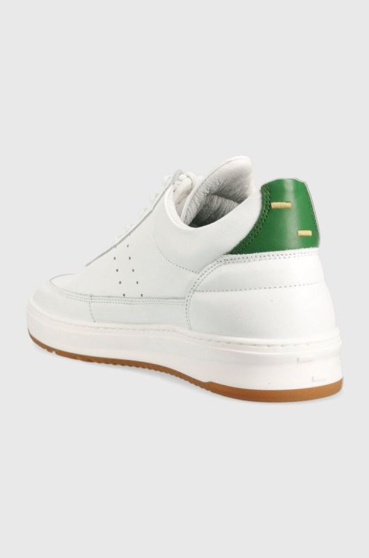 Шкіряні кросівки Filling Pieces Low Top Bianco колір білий фото 3