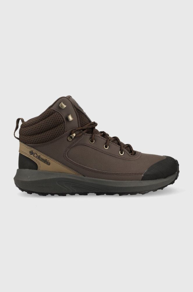 Черевики Columbia Trailstorm Peak Mid чоловічі колір коричневий