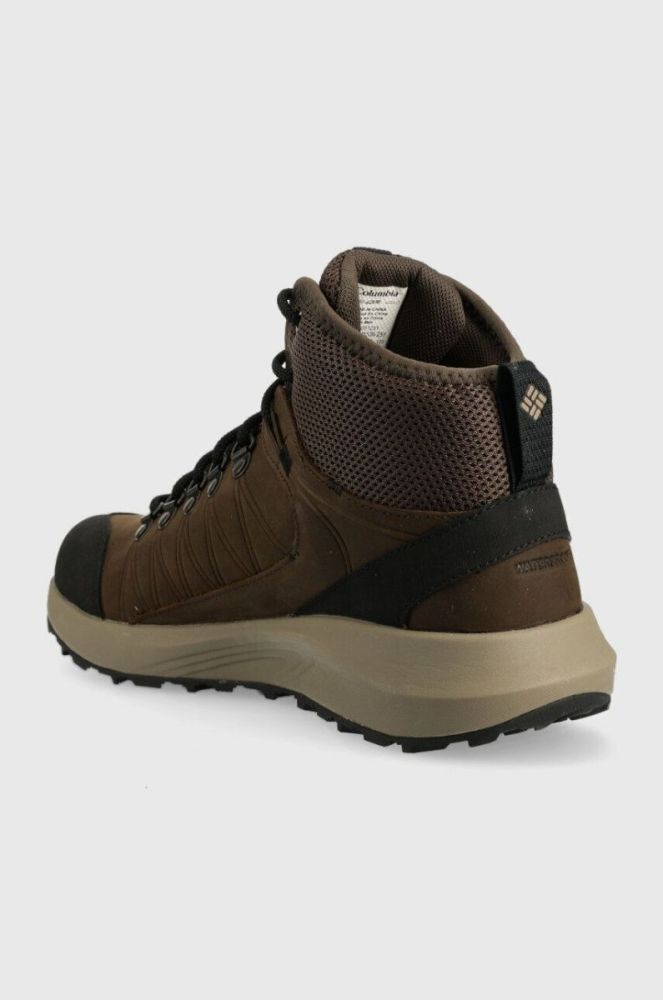 Черевики Columbia Trailstorm Crest Mid Waterproof чоловічі колір коричневий фото 3