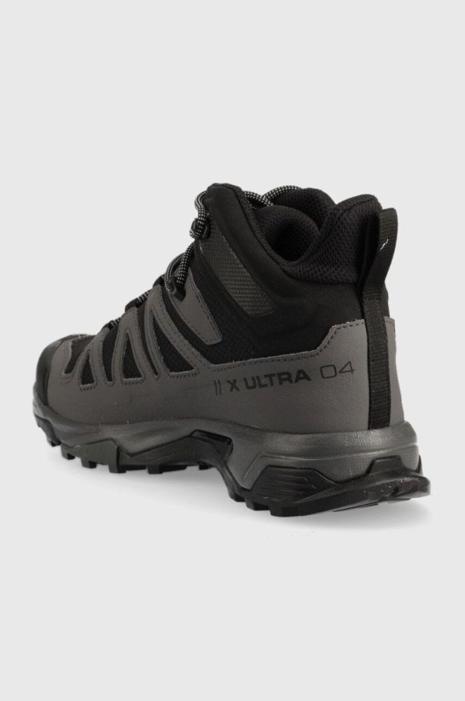 Черевики Salomon X Ultra 4 Mid Wide GTX чоловічі колір сірий фото 3