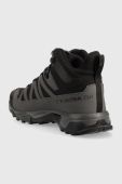 Черевики Salomon X Ultra 4 Mid Wide GTX чоловічі колір сірий Черевики Salomon X Ultra 4 Mid Wide GTX чоловічі колір сірий