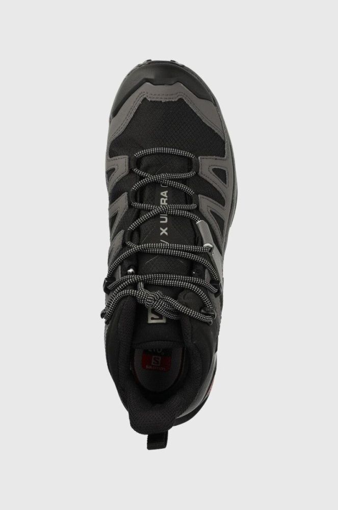 Черевики Salomon X Ultra 4 Mid Wide GTX чоловічі колір сірий фото 4