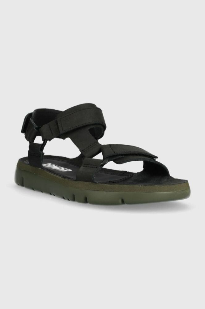 Шкіряні сандалі Camper Oruga Sandal чоловічі колір чорний K100416.020 фото 2