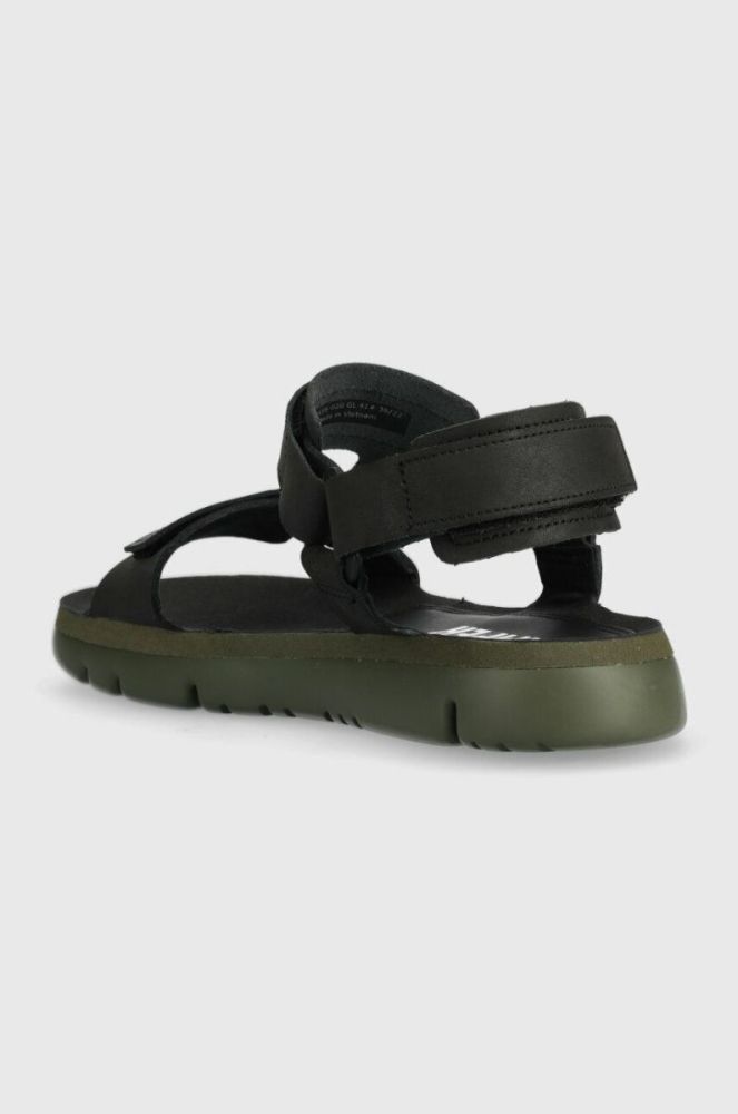 Шкіряні сандалі Camper Oruga Sandal чоловічі колір чорний K100416.020 фото 3