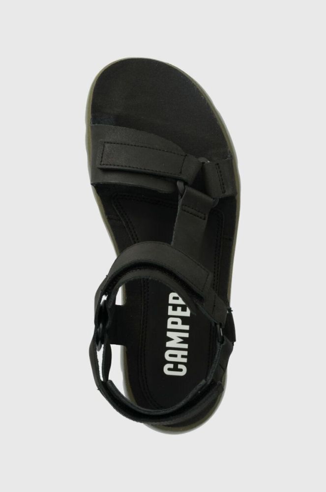 Шкіряні сандалі Camper Oruga Sandal чоловічі колір чорний K100416.020 фото 4