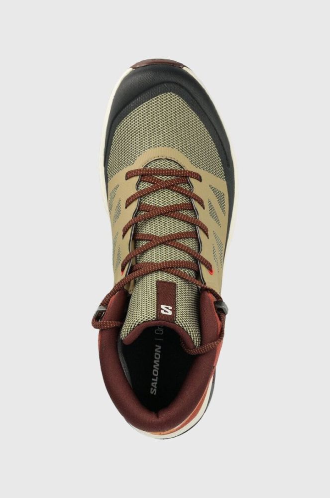 Черевики Salomon Outrise Mid GTX чоловічі колір коричневий фото 4