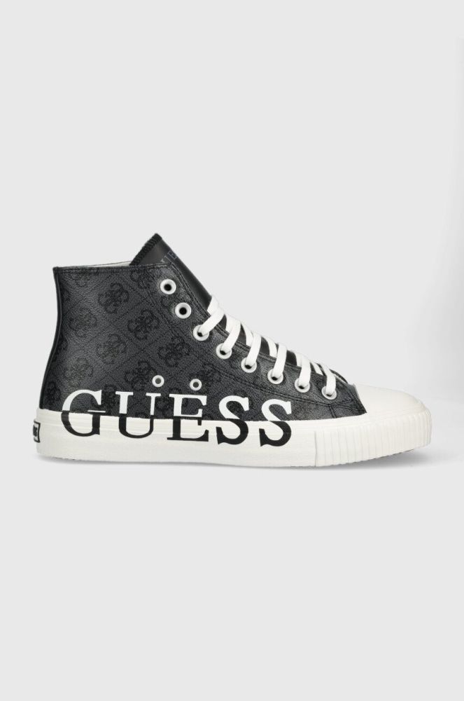 Кеди Guess NEW WINNERS MID чоловічі колір чорний