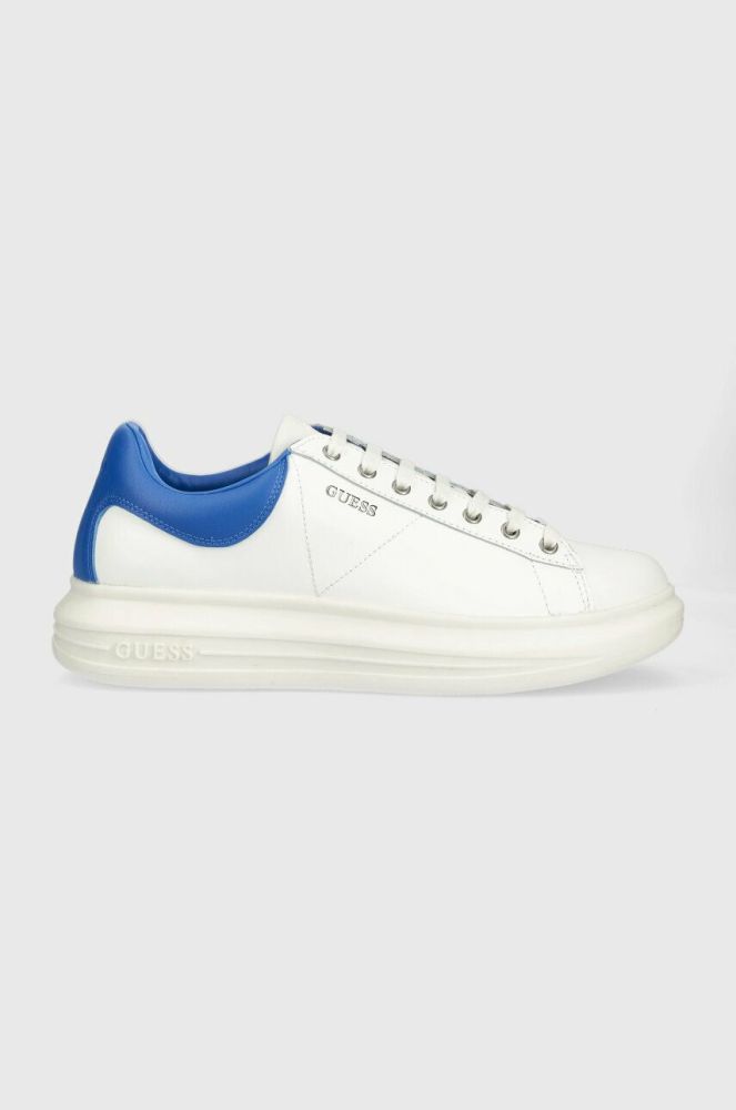 Шкіряні кросівки Guess VIBO колір білий FM6VIB ELL12