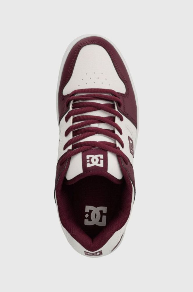 Кросівки DC колір бордовий фото 4
