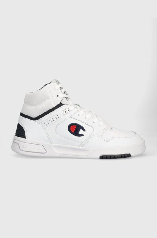 Шкіряні кросівки Champion Mid Cut Shoe Z80 колір білий