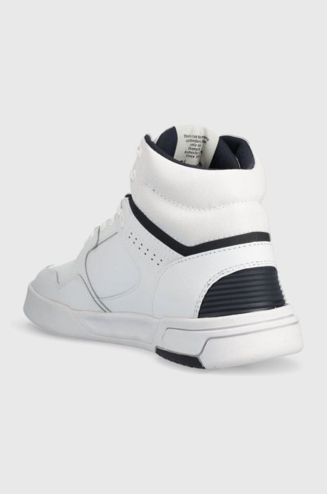 Шкіряні кросівки Champion Mid Cut Shoe Z80 колір білий фото 3