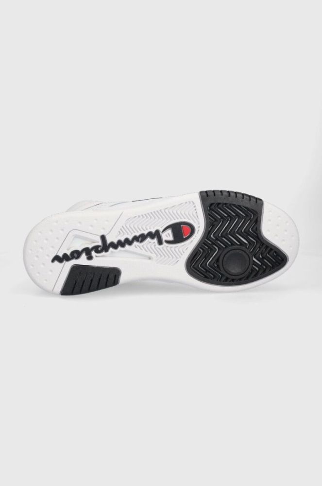 Шкіряні кросівки Champion Mid Cut Shoe Z80 колір білий фото 5