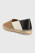 Шкіряні еспадрилі BOSS Madeira колір бежевий 50493009