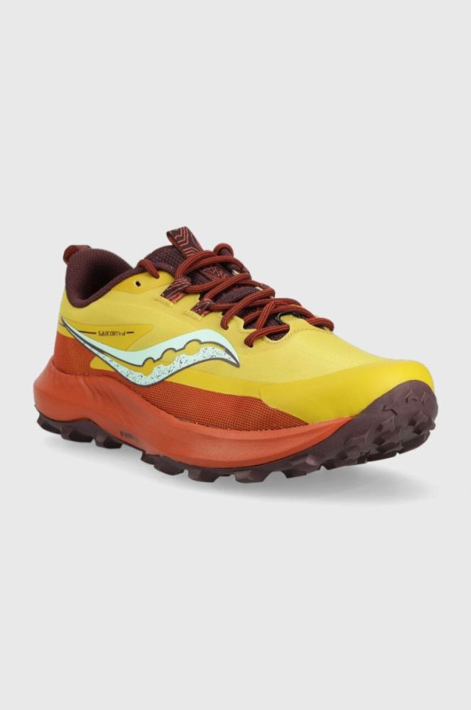 Черевики Saucony Peregrine 13 чоловічі колір жовтий фото 2