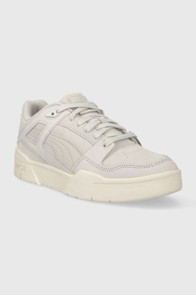 Замшеві кросівки Puma Slipstream Suede колір сірий фото 2