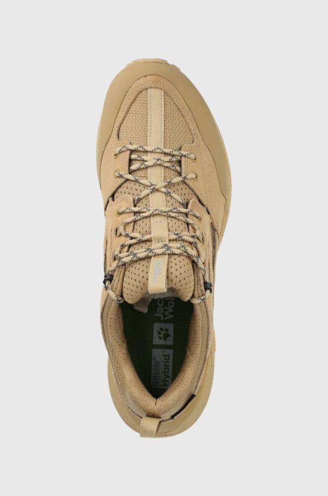 Черевики Jack Wolfskin Terraquest Texapore Low чоловічі колір бежевий фото 4