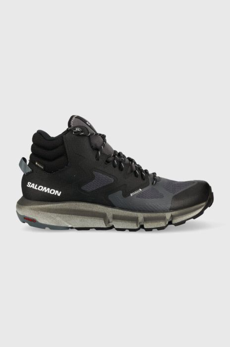 Черевики Salomon Predict Hike Mid GTX чоловічі колір чорний Черевики Salomon Predict Hike Mid GTX чоловічі колір чорний