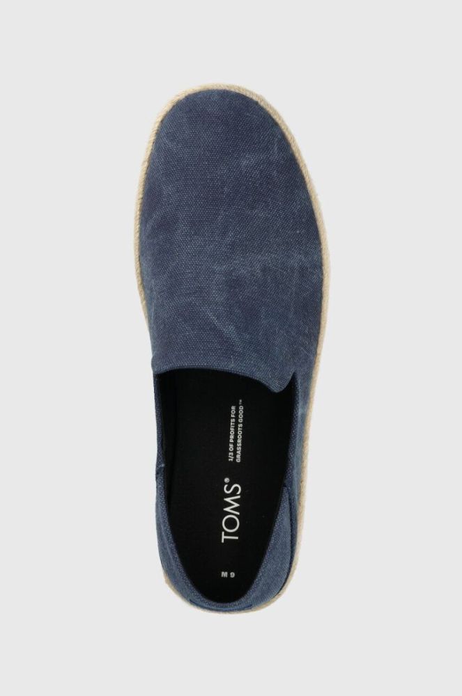 Еспадрилі Toms Santiago 10019868 колір блакитний фото 4