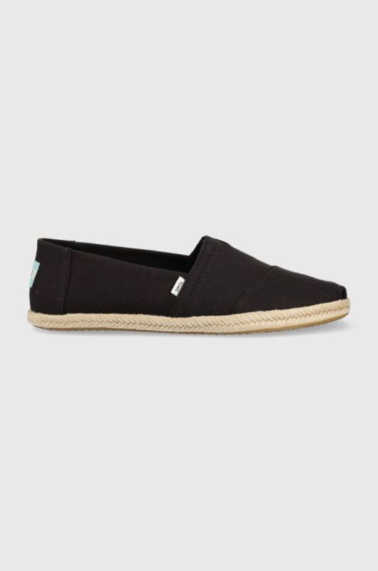 Еспадрилі Toms Alpargata Rope колір чорний 10019894
