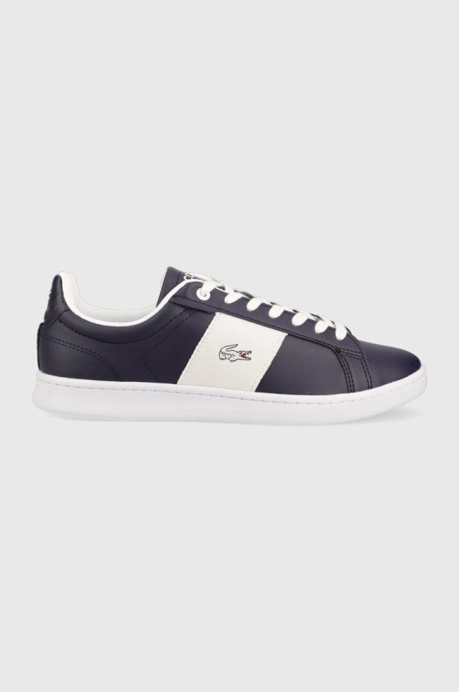 Кросівки Lacoste Carnaby Pro Leather Colour Contrast колір синій 45SMA0060