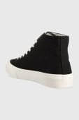 Кеди Tommy Jeans TOMMY JEANS MID CANVAS COLOR чоловічі колір чорний EM0EM01157