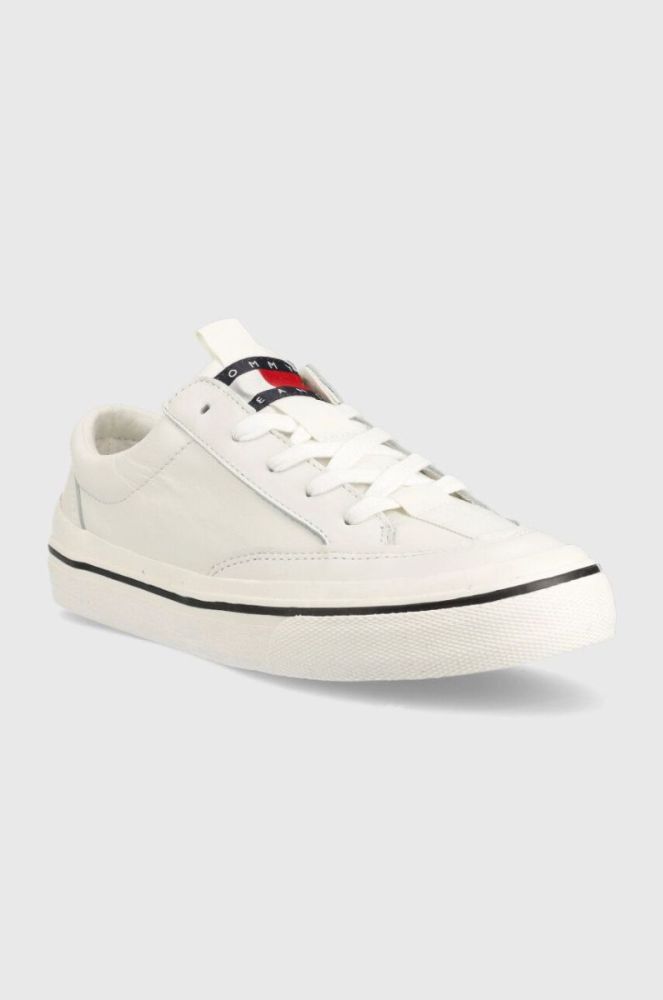 Кросівки Tommy Jeans TOMMY JEANS LEATHER VULC ESS колір білий EN0EN01932 фото 2