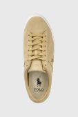 Замшеві кеди Polo Ralph Lauren SAYER колір бежевий 816893732003